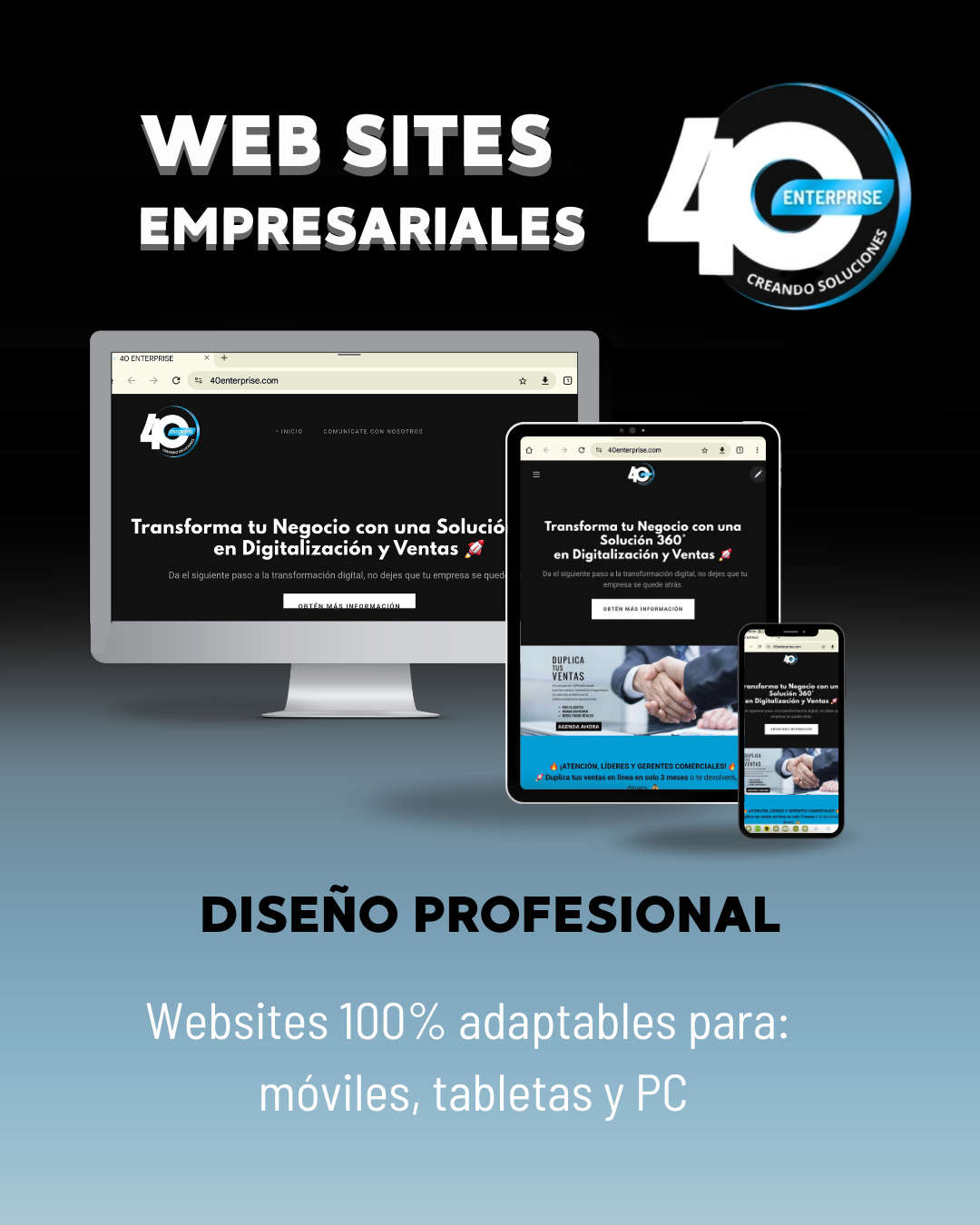 Tu Sitio Web ideal, con diseño profesional y a la medida