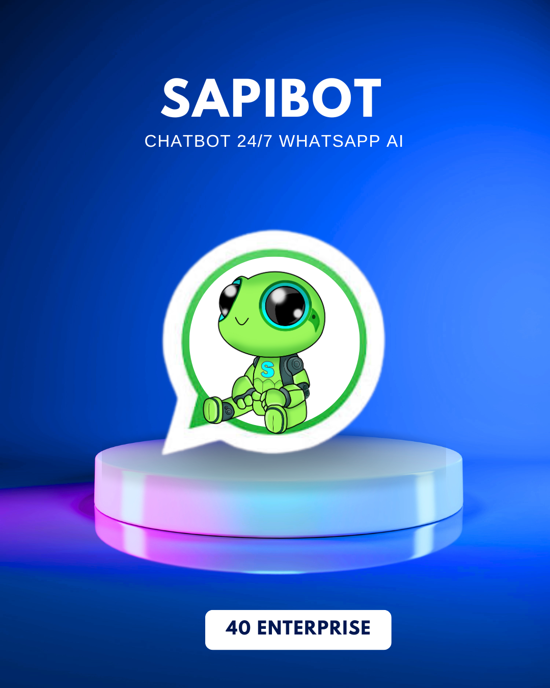 ¡Hola! 🤖 soy SapiBOT, contesto mensajes 24/7 por ti en WhatsApp
